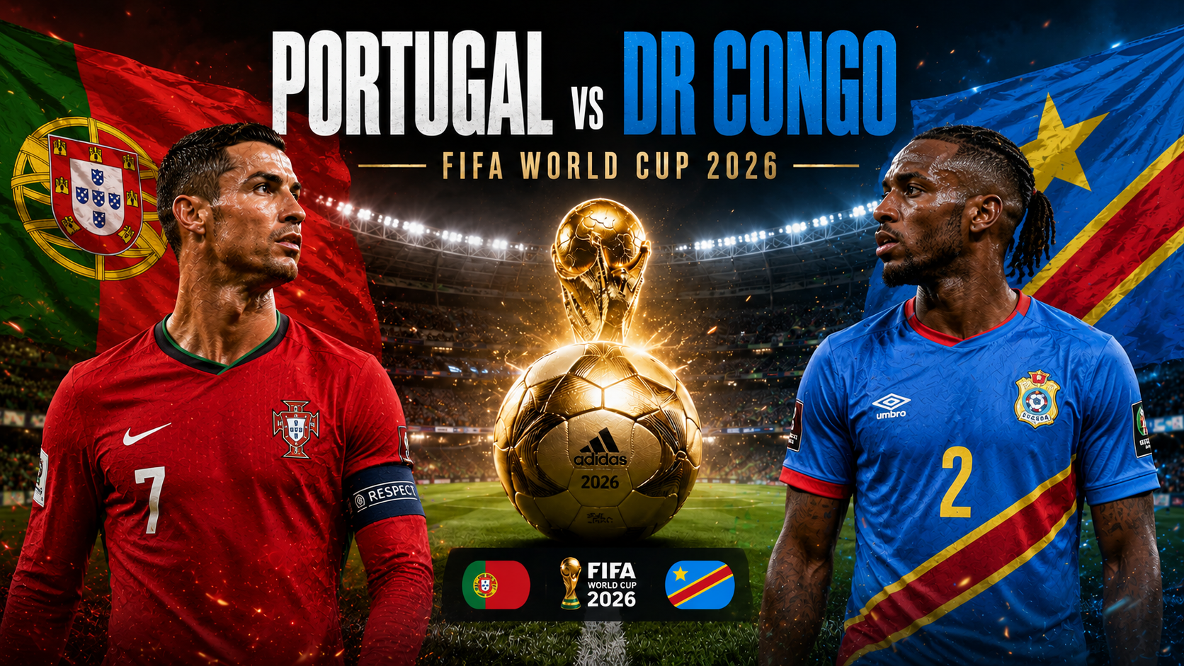 Portugal vs DR Congo